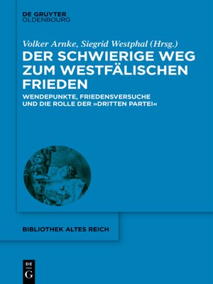 cover image of Der schwierige Weg zum Westfälischen Frieden